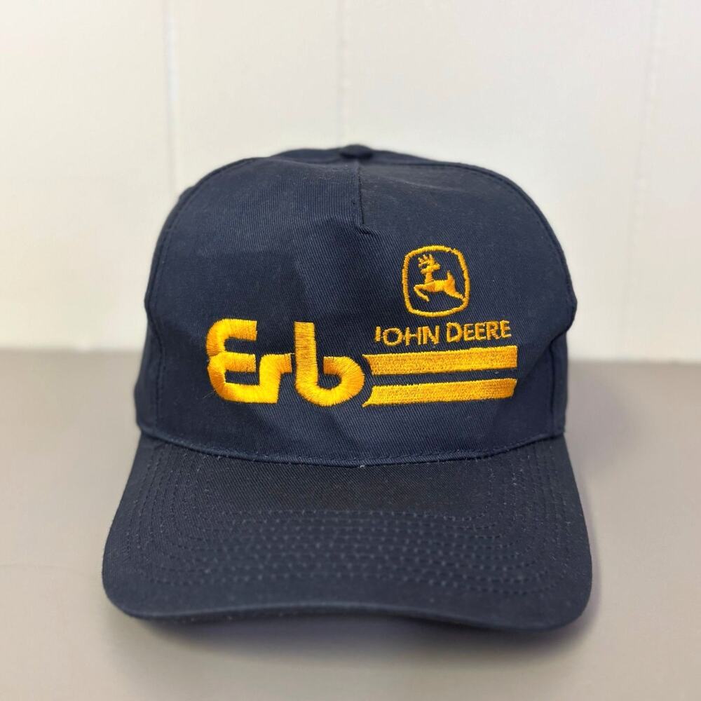 VINTAGE 90's JOHN DEERE SNAPBACK HAT FARMER